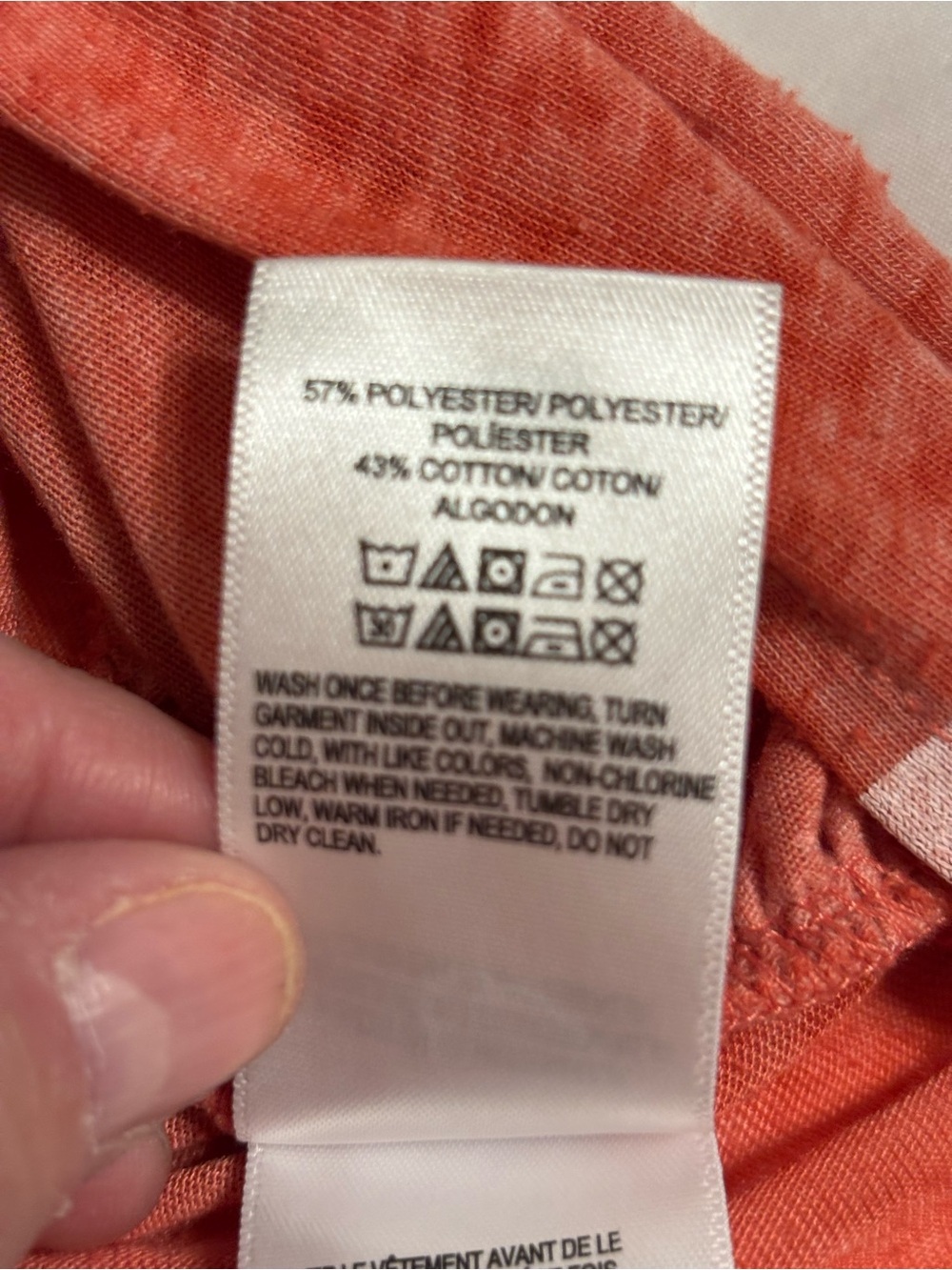 Lucky Brand Large Coral Star Print Twist Front Short Sleeve Tee Top - Picture 3 of 8